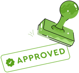 Approved sign image